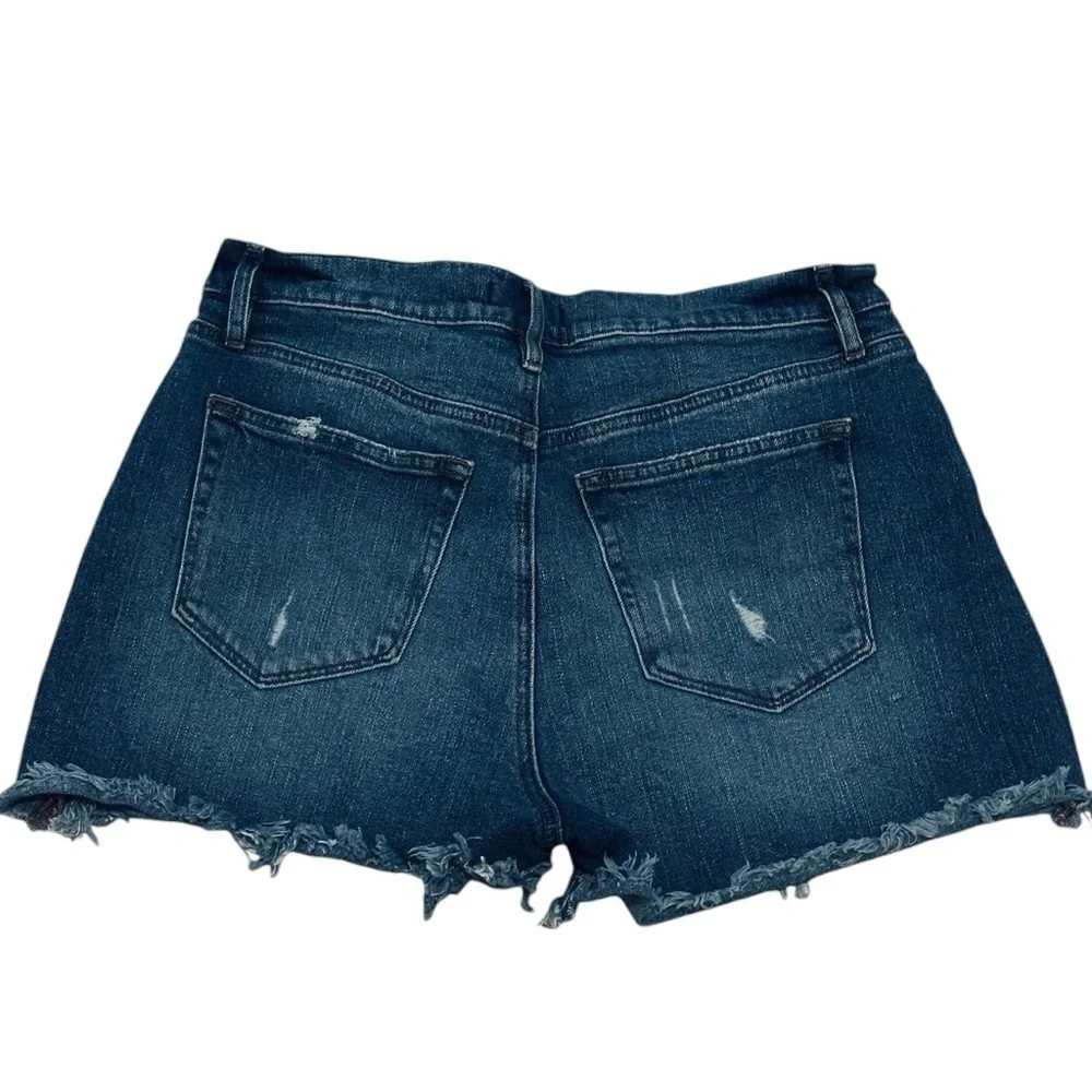 Loft | High Waist Cut Off Lightly Distressed EUC